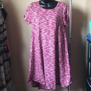 Xs red and white Lularoe  Carly